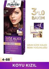 Schwarzkopf Palette Göz Alıcı Renkler 4.88 Koyu Kızıl Krem Saç Boyası 50 ml
