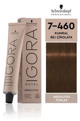 Schwarzkopf Igora Royal Absolutes 7.460 Bej Çikolata Kumral Krem Saç Boyası 60 ml