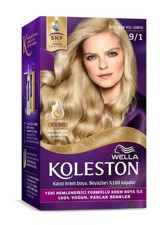 Wella Koleston Set 9.1 Açık Küllü Sarı Krem Saç Boyası 50 Ml