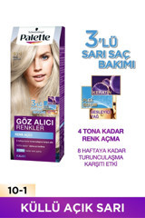 Schwarzkopf Palette Göz Alıcı Renkler 10.1 Küllü Açık Sarı Krem Saç Boyası 50 ml