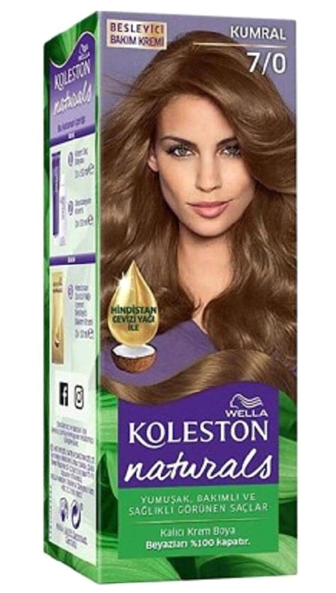 Wella Koleston Naturals 7.0 Kumral Krem Saç Boyası 50 Ml