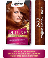 Schwarzkopf Palette Deluxe 7.77 Yoğun Parlak Bakır Krem Saç Boyası 50 ml