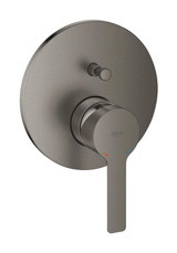 Grohe Lineare Krom Çevirmeli Ankastre Yuvarlak Banyo Bataryası Antrasit