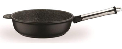 Leggno FSN2100TD20IND Çelik 20 cm Düz Tava Siyah