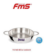 Fms Ideal Çelik 16 cm Sahan Tava Gri