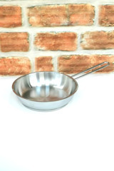 Elegancev Kapsül Taban Metal Saplı Çelik 20 cm Kızartma Tava Gri