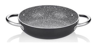 Altınbaşak Regal A 113YS 22 Çelik Saplı Alüminyum 22 cm Düz Tava Gri