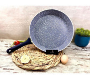 Evita Eco Plastik Saplı Granit 30 cm Düz Tava Gri