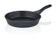 Trendbull Plastik Saplı Döküm 32 cm Düz Tava Siyah