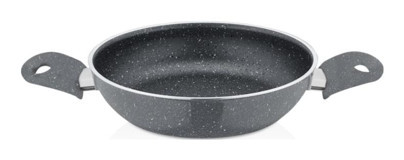 Taşhan Plastik Saplı Granit 24 cm Sahan Tava Gri