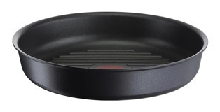 Tefal 1X Titanyum 26 cm Grill Tava Siyah