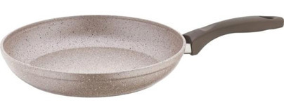 Papilla Vilma Plastik Saplı Alüminyum 22 cm Düz Tava Krem