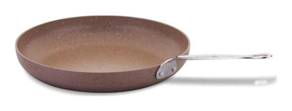 Korkmaz Browni A2919 Çelik Saplı 28 cm Düz Tava Krem