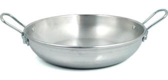 Tiesa Home Metal Saplı Alüminyum 27 cm Kızartma Tava Gri