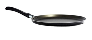 Cem Bialettı Bialetti Plastik Saplı Alüminyum 22 cm Krep Tava Siyah