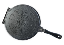 Thermoad Balık Plastik Saplı Granit 28 cm balık Tava Gri