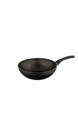 Ragnar Plastik Saplı Granit 28 cm Wok Tava Siyah