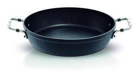 Fissler Adamant Çelik Saplı Alüminyum 28 cm Düz Tava Antrasit