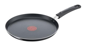 Tefal 1x DaybyDayOne 2100117534 Plastik Saplı Titanyum 25 cm Krep Tava Siyah