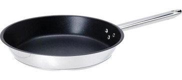 Ikea 365+ Çelik Saplı Paslanmaz Çelik 28 cm Kızartma Tava Gri
