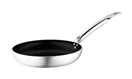 Altınbaşak Masterchef Maxi Çelik Saplı Alüminyum 32 cm Düz Tava Gri