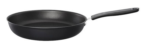 Fiskars Fk-1026574 Plastik Saplı Alüminyum 28 cm Düz Tava Siyah