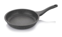 Schafer Famos Plastik Saplı Döküm 20 cm Düz Tava Gri