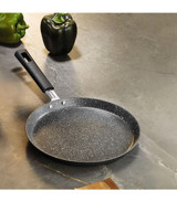 Aryıldız Truecook Plastik Saplı Granit 25 cm Krep Tava Gri