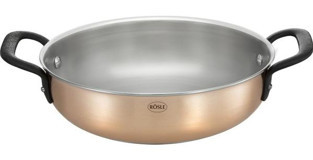 Rösle Chalet 2PLY Metal Saplı Bakır 24 cm Sahan Tava Bakır