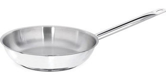 Kapp Çelik 32 cm Düz Tava Gri