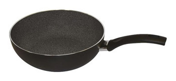 Zwilling Ballarini Bologna 75003-055 Plastik Saplı Alüminyum 28 cm Wok Tava Siyah