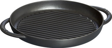 Zwilling Staub Döküm 26 cm Grill Tava Siyah
