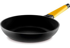 Castey Classic Plastik Saplı Alüminyum Döküm 22 cm Kızartma Tava Gri