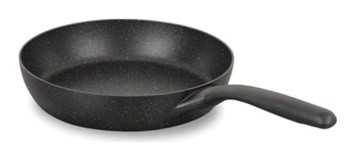 Korkmaz Gusto A1367 Plastik Saplı Granit 26 cm Düz Tava Siyah