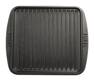 Sürel Dikdörtgen Döküm 25x26 cm Grill Tava Siyah