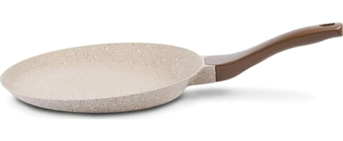 Thermoad THRMD26KRPTVZN Plastik Saplı Granit 26 cm Krep Tava Vizon