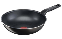 Tefal 2 XXL Force Plastik Saplı Alüminyum 28 cm Wok Tava Siyah
