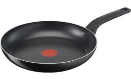 Tefal 1X Simplyclean Plastik Saplı Alüminyum 32 cm Düz Tava Siyah