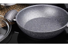 O.M.S 3214 Plastik Saplı Döküm 20 cm Sahan Tava Gri