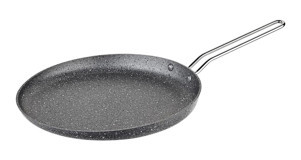 O.M.S 3234 Metal Saplı Granit 30 cm Krep Tava Gri