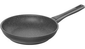 Zwilling Marquina Plastik Saplı Döküm 24 cm Kızartma Tava Siyah