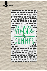 Marte Home Hello Summer S Pamuklu Plaj Havlusu Çok Renkli