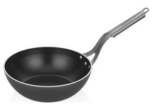 Altınbaşak Lazzetti Çelik Saplı Alüminyum 24 cm Wok Tava Siyah