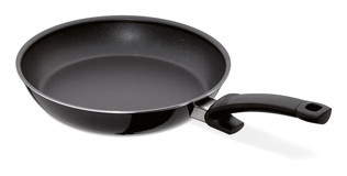 Fissler Protect Ema X Comfort Plastik Saplı Alüminyum 24 cm Düz Tava Siyah