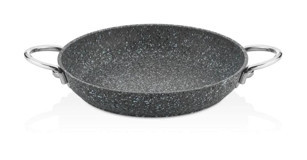 Falez Pedra PDR1002 Çelik Saplı Alüminyum 22 cm Sahan Tava Gri