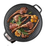 Taç Gravita 6322 Döküm 36 cm Gözleme Tava Siyah