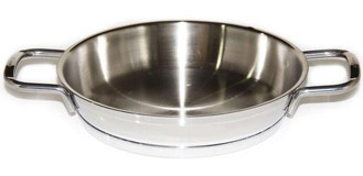 Abntürk Çelik 21 cm Sahan Tava Metalik