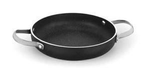 Korkmaz Galaksi Çelik Saplı Granit 22 cm Sahan Tava Siyah