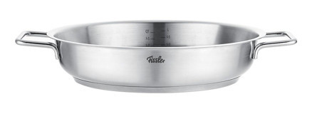 Fissler Pure Collection Çelik Kulplu Paslanmaz Çelik 28 cm Düz Tava Gri