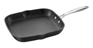 Zwilling Forte 665611280 Metal Saplı Alüminyum 28 cm Grill Tava Siyah